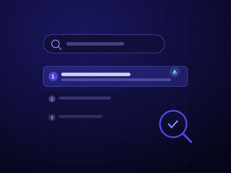 Megabyte Software SEO hizmeti — arama sonuçlarında birinci sıraya yükselen web sitesini gösteren arama motoru optimizasyonu görseli